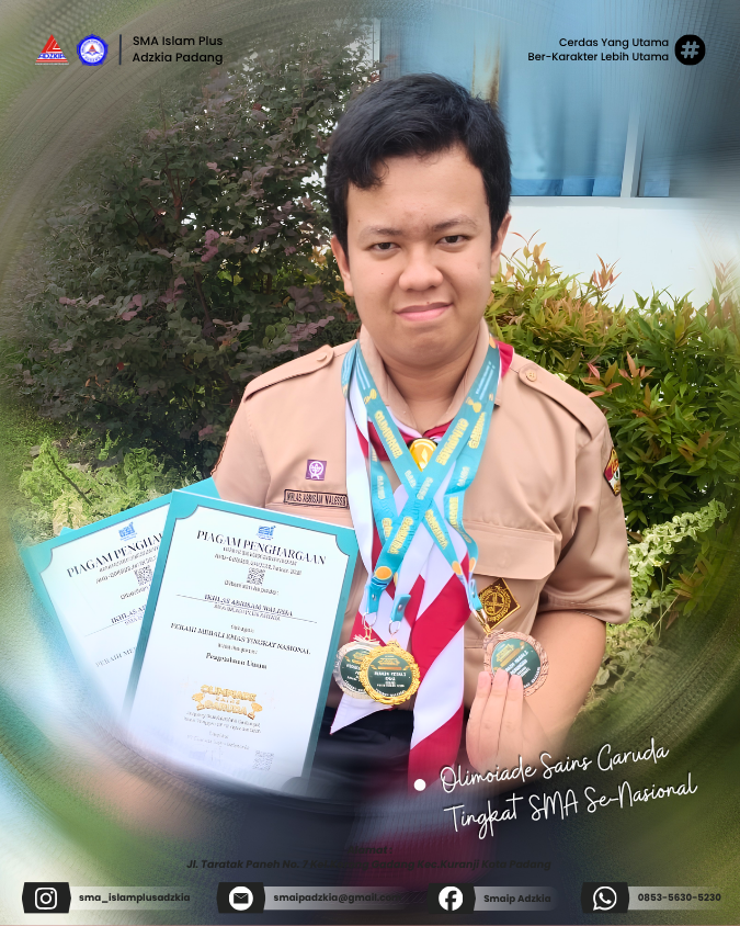 Siswa SMA IP Adzkia Raih 3 Medali
